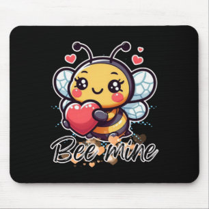 Bee Mine Sticker  Mouse Pad