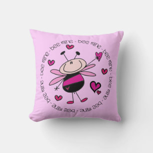 Bee Mine Valentine Cushion