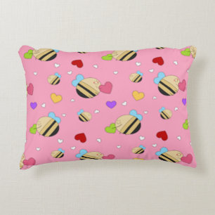 Bee Mine Valentine Decorative Cushion