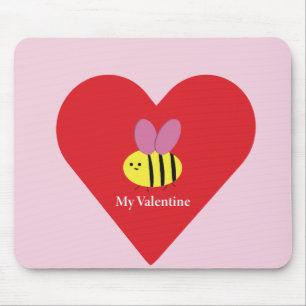Bee Mine Valentine Mouse Pad