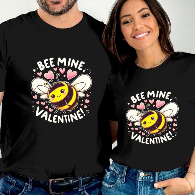 Bee Mine Valentine Sweet Honeybee Love T-Shirt (Creator Uploaded)