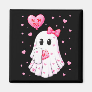Bee My Boo Heart Boo Ghost Valentine Outfit Women Magnet