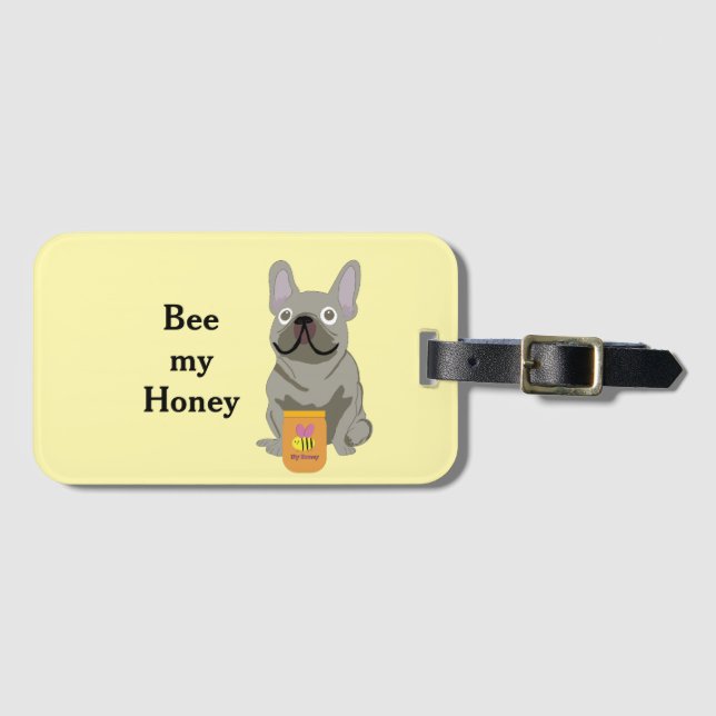 Bee my honey luggage tag (Front Horizontal)