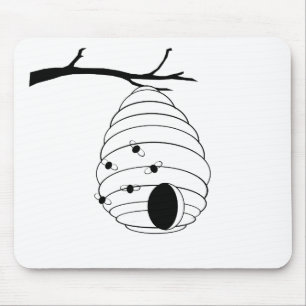 Bee My Honey Sketch Mouse Pad