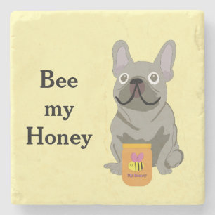 Bee my honey stone coaster