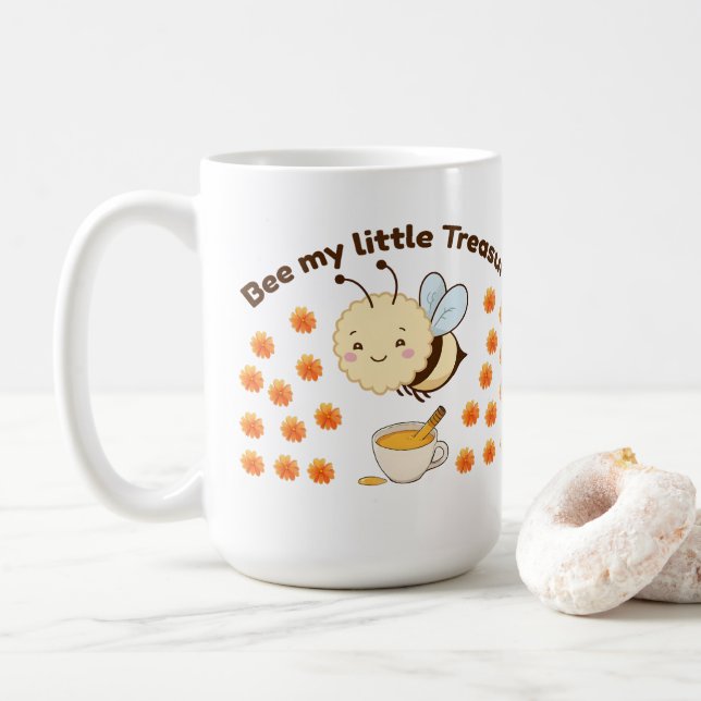 Bee My Little Treasure Coffee Mug (With Donut)