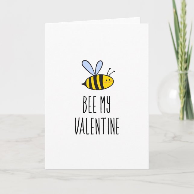 Bee my Valentine Card (Front)