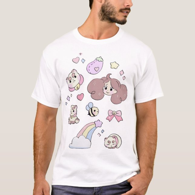 bee n puppycat  T-Shirt (Front)