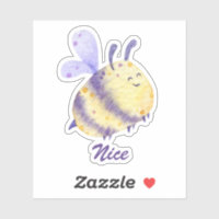 *~* Bee Nice Cute Fuzzy Teacher Mum Dad
