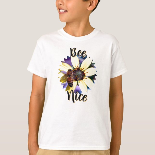 Bee Nice Kids T-Shirt (Front)