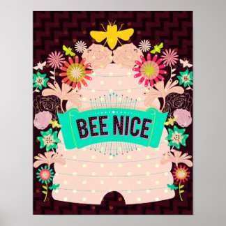 Bee Nice Print