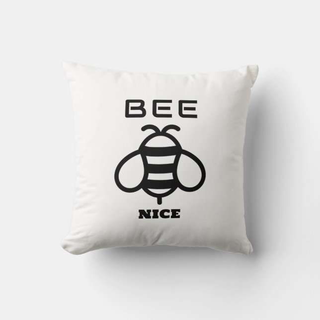 Bee Nice with Minimal Design Cushion (Front)