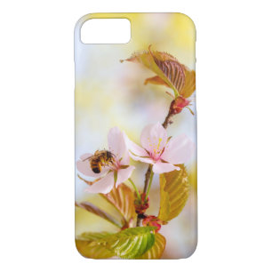 Bee On A Cherry Flower Case-Mate iPhone Case