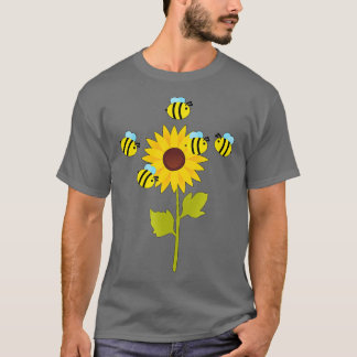 Bee On A Sunflower 93 T-Shirt