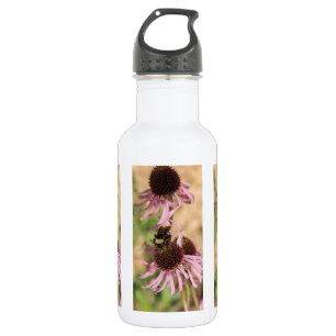 Bee On Black Eyed Susan Pano Stainless Steel Water 532 Ml Water Bottle