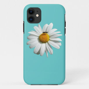 Bee on Daisy Alaskan Summer Nature Photo iPhone 11 Case