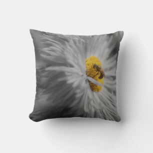 Bee On Flower 2 Nature Cushion