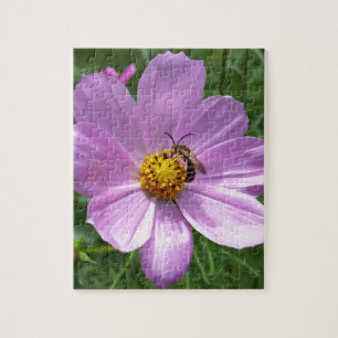 bee on flower jigsaw puzzle