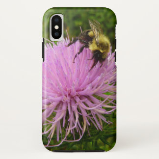 Bee on Thistle Flower Nature Case-Mate iPhone Case