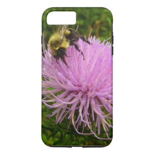Bee on Thistle Flower Nature Case-Mate iPhone Case
