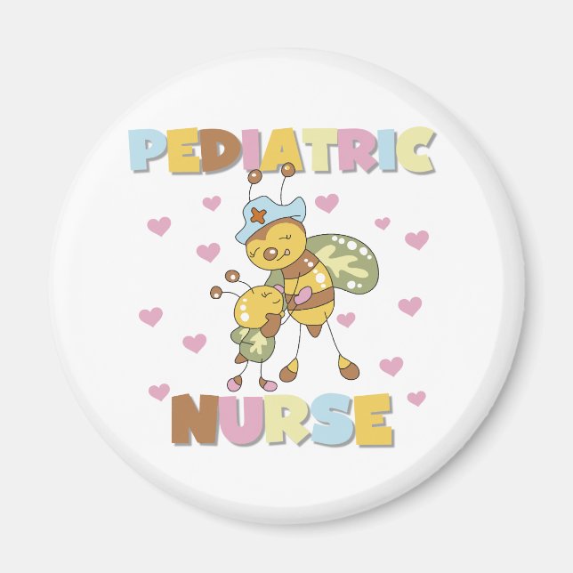 Bee Paediatrics Nurse Magnet (Front)
