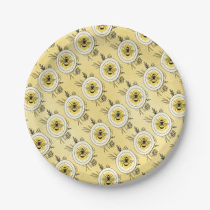 Bee Paper Plate