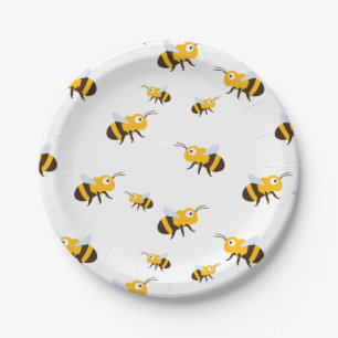 Bee Paper Plate