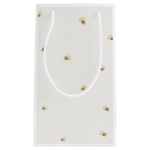 Bee Paper Plates - Sweet as can Bee Birthday Party Small Gift Bag