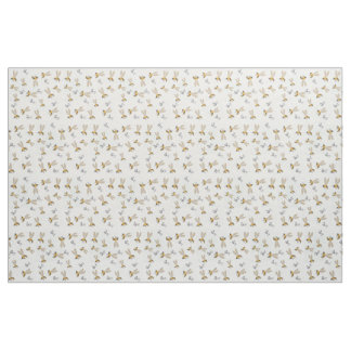 bee pattern fabric