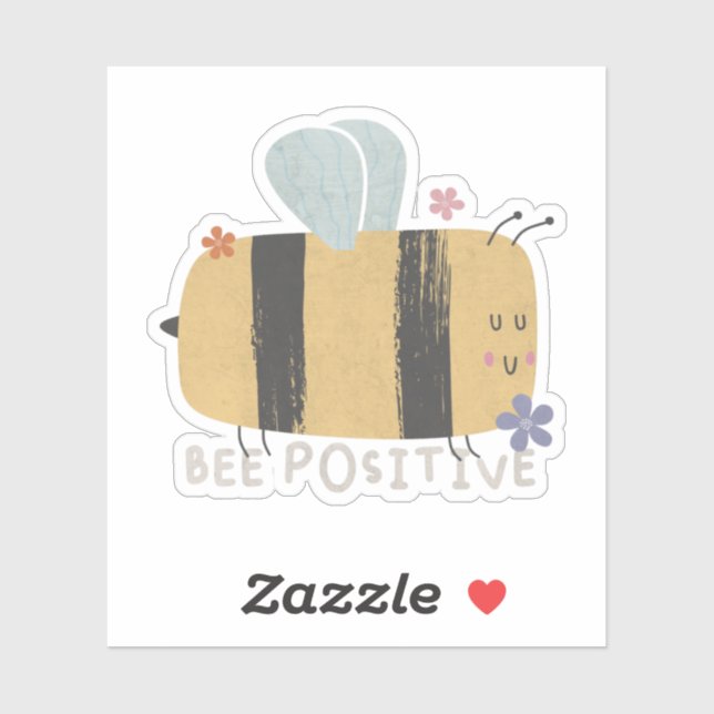 Bee Positive - Cute Bee Pun (Sheet)