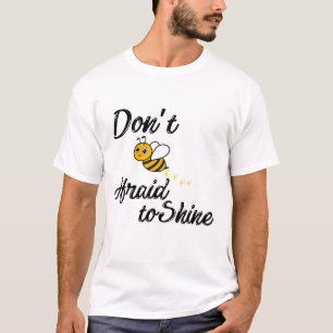 Bee Positive – Cute Motivational Bee Design T-Shirt