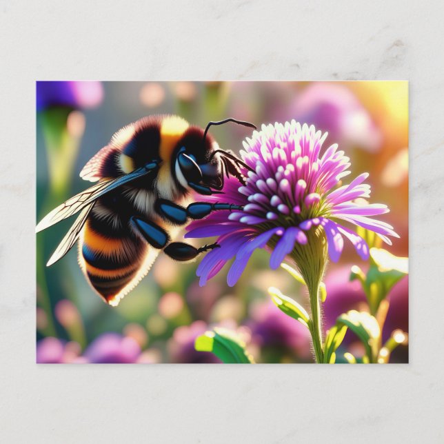 Bee Postcard (Front)