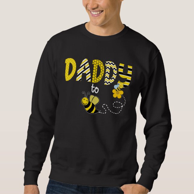 Bee Pregnancy Expecting Announcement  Beehive Sweatshirt (Front)