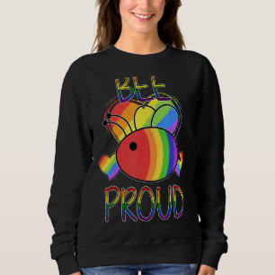 Bee Proud Equality Homosexuality Pride Lgbt Transg Sweatshirt