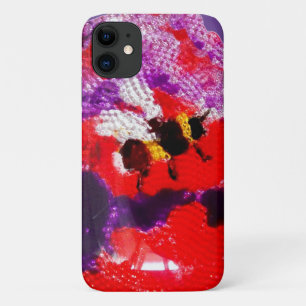 Bee Red Purple Colourful Case-Mate iPhone Case