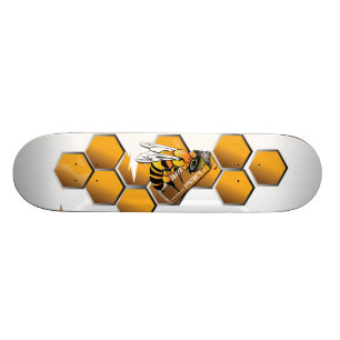 bee reflective skate board