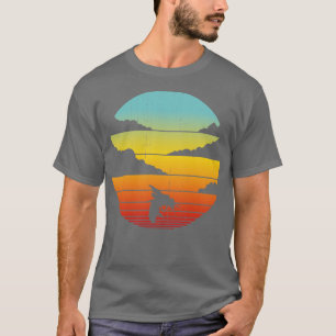 Bee Retro Sunset Vintage 60s 70s for Boys Girls Ki T-Shirt