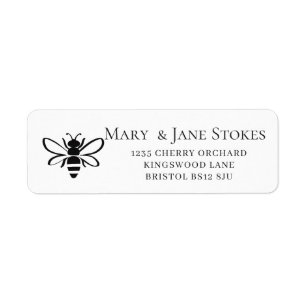 Bee RETURN ADDRESS LABEL