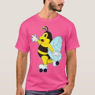 Bee Roller skates Inline skating T-Shirt