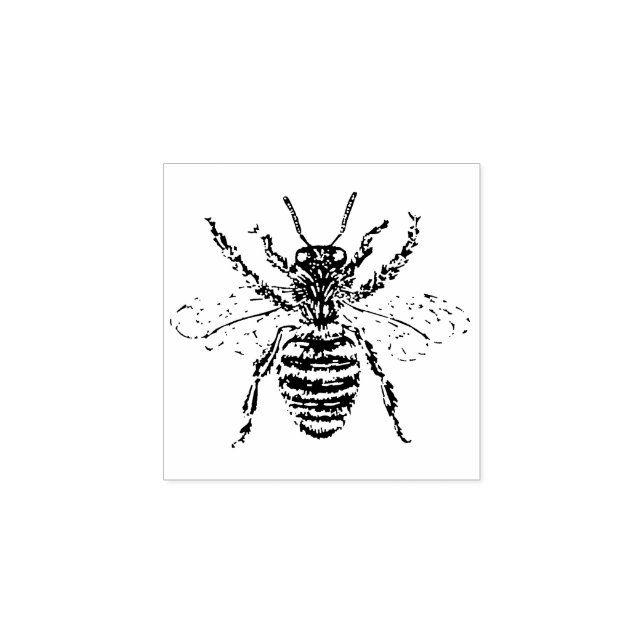 Bee Rubber Stamp (Imprint)