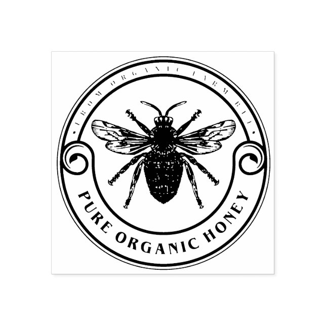 Bee Rubber Stamp (Imprint)