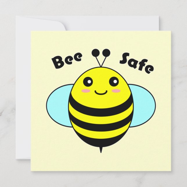 Bee Safe 1 Card (Front)