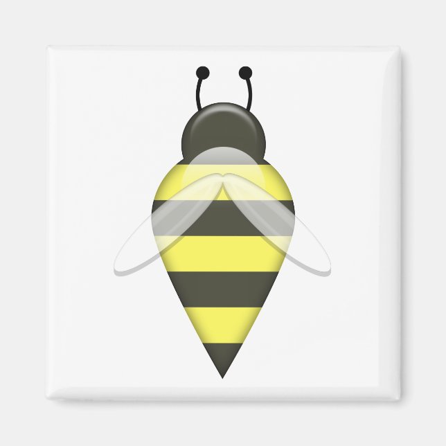 Bee Series 1 Square Magnet (Front)