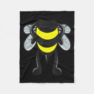 Bee Shirt Adult Men Women Kids Bumblebee Costume Fleece Blanket