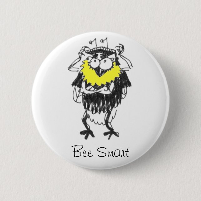 Bee Smart button badge (Front)
