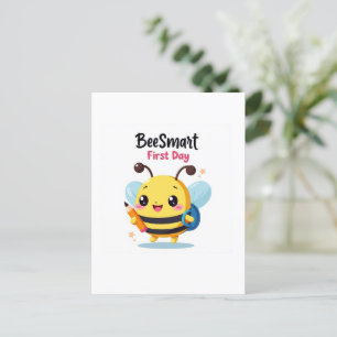 Bee‑Smart First Day School Postcard