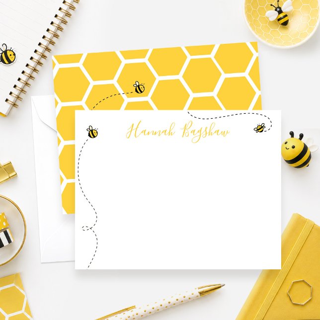 Bee Stationery Set Card (Creator Uploaded)