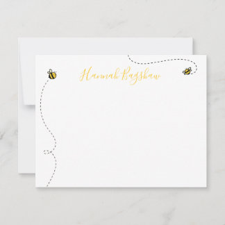 Bee Stationery Set Card