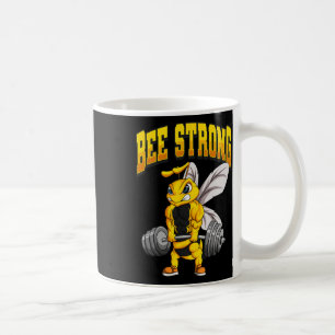 Bee Strong Gym Fitness Bodybuilding Coffee Mug