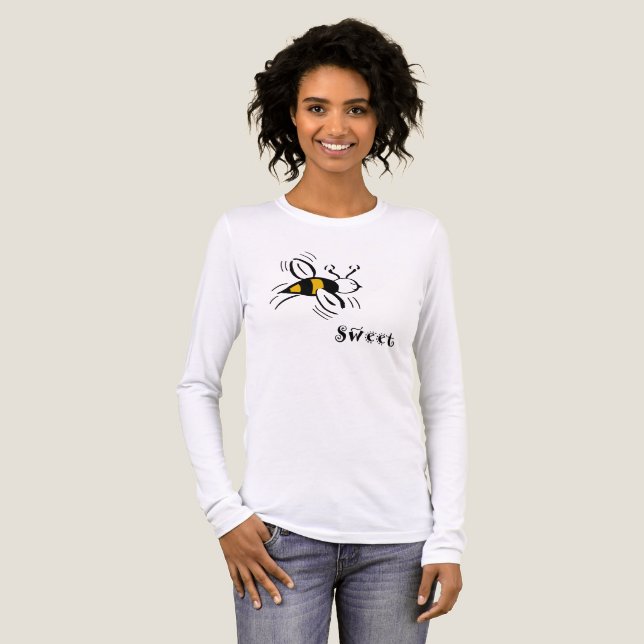 Bee Sweet by Cussdum Designs Tri-Blend Shirt (Front Full)